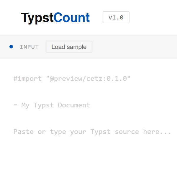 Typst Count Tool